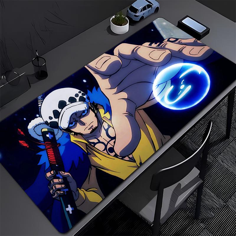 

ONE PIECE Trafalgar D Water Law Mouse pad Large rubber keyboard mouse carpet anti-slip gamer mouse pad coaster PC Anime Mousepad 30x60x0.2cm