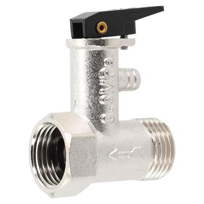 Safety Valve Pressure Relief Valve Boiler 1/2Inch Threads Brass Adjustable