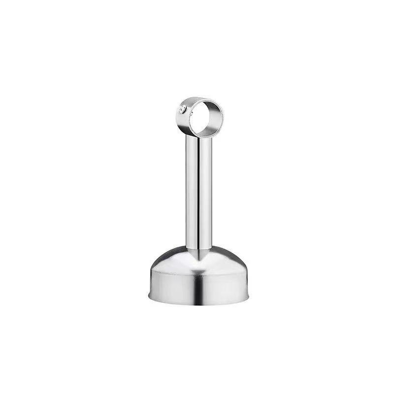 Extra Long Thick Stainless Steel Ceiling-Mounted Clothes Drying Rod Flange Bracket