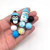25/40PCS Winter Christmas series silicone bead set, perfect for DIY handmade crafts such as keychains, necklaces, bracelets, etc