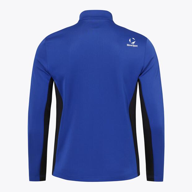 MUBEUSEUPOCHEUBAIDESANGTEU Wording Graphic Stand-Neck Training Jacket Blue Vs121Eft11