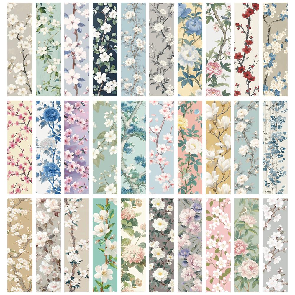 30PCS Kawaii Blossoms On The Road Bookmarks Reading Skateboard Room DIY Gift Living Room immediately Stationery Unique Durable