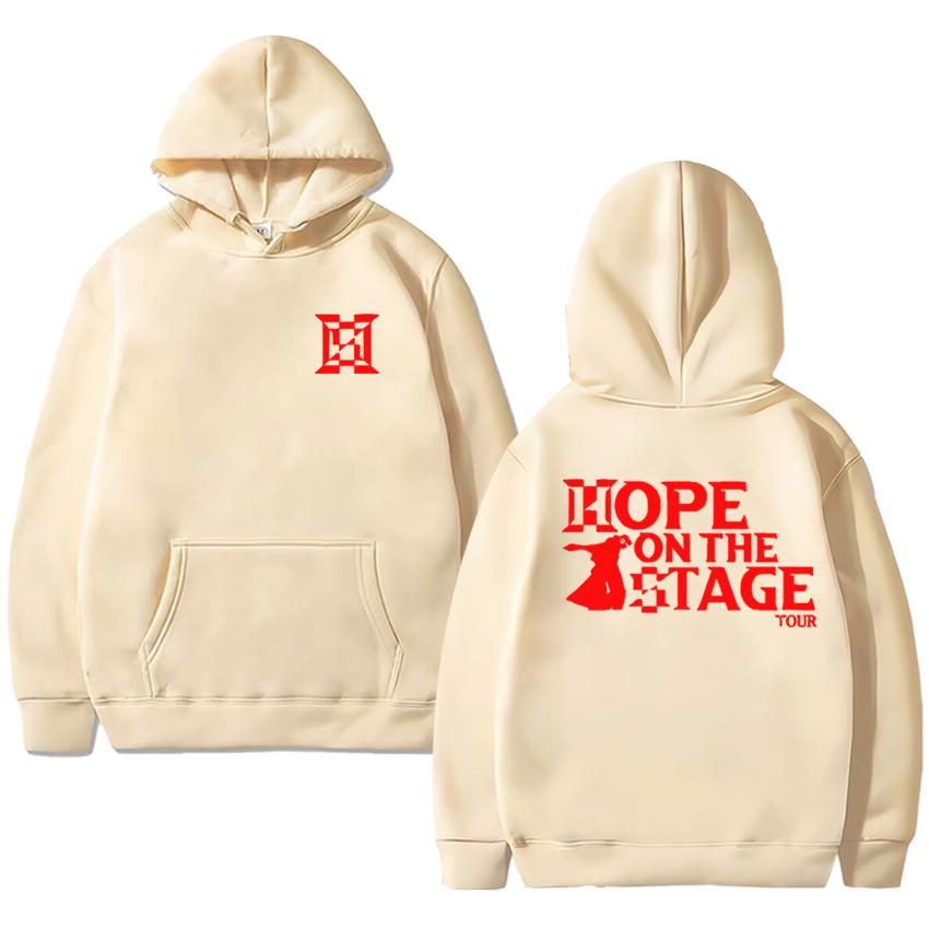 2025 Korean Kpop J-Hope On The Stage Tour Printed Hoodie Autumn Winter New Men Women Trend Y2k Pullover Unisex Fleece Sweatshirt