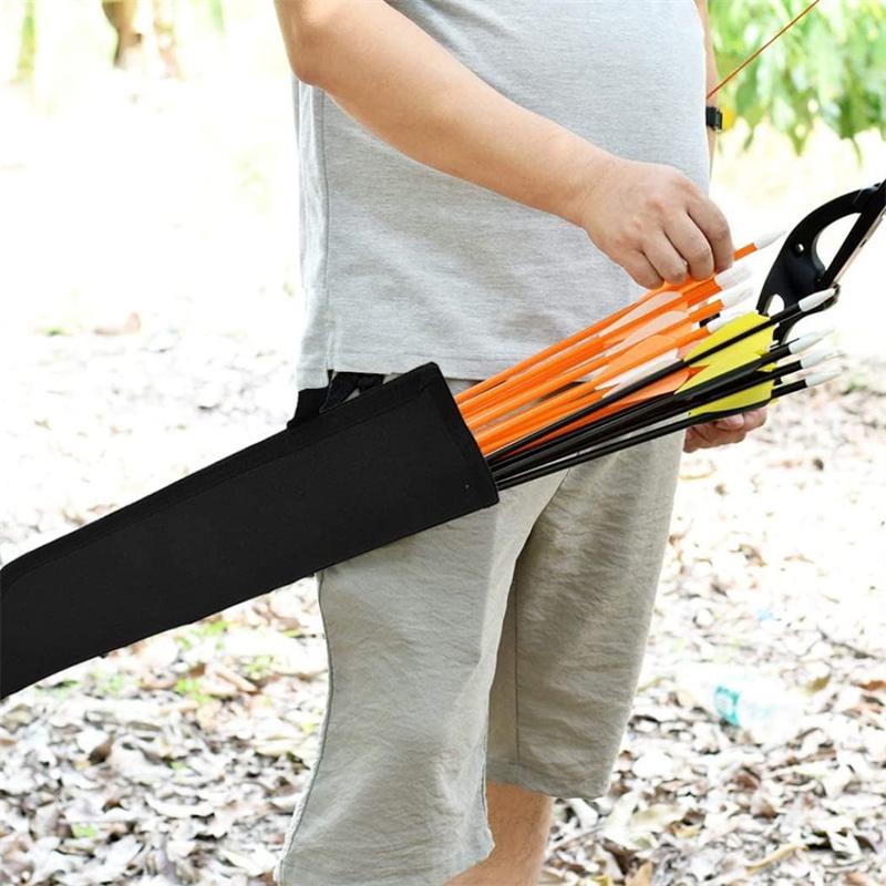 Oxford Archery Crossbow Bolts Quiver Arrow Tube Hip Waist Hung Carrying Case Storage Compartment Holder Hunting Accessories