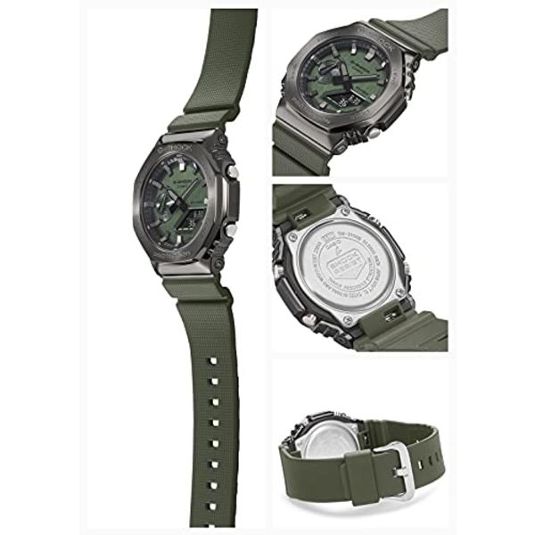 CASIO G-SHOCK Quartz GM-2100B-3AJF Men's Watch Metal Covered LED Light Green NEW