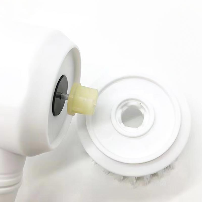 Electric Spin Scrubber,Bathroom Cleaning Brush Power Scrubber with 5 Replaceable Brush Heads, Electric Cleaning Brush