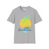 Beach Time Palm Tree Unisex T-Shirt Summer Vibes Tee Vacation Top Classic