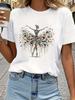 (Asian Size) Tee Top Print Women Woman Fashion Clothing Short Sleeve Trend Style Cute 90s T Shirt  Female Graphic T-shirts