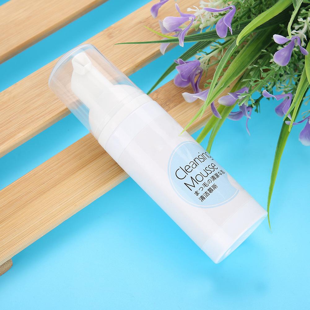 Soft Powerful Eyelash Cleanser Foam 60ml Strawberry Flavor Eyelashes Extension Lash Tool