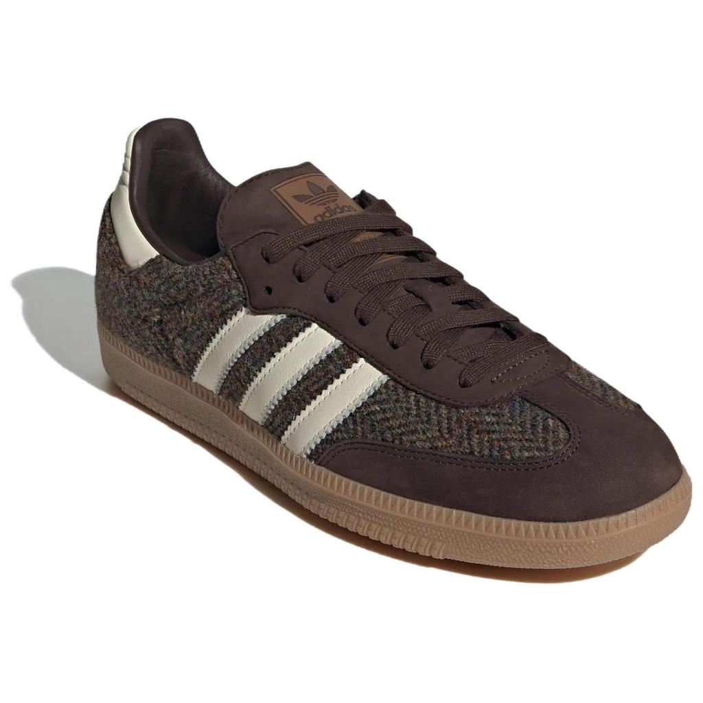 adidas Samba OG Pacchetto Tweed - Marrone Scuro Sneakers da Uomo Bianco Panna Gomma ID1450