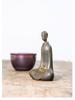 Zen Northern Wei Buddha Resin Statue: Handmade Chinese-Style Decor for Living Room