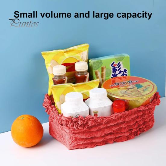 Retractable Storage Bag Tear-Resistant High Strength Wear-Resistant Expandable Bag Strong Load-Bearing Capacity Up To 7KG Snacks Fruits Mini