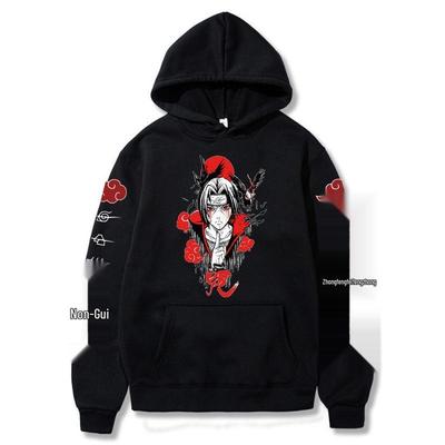 Grensoverschrijdende Japanse Anime Naruto Akatsuki Itachi Casual Hoodie