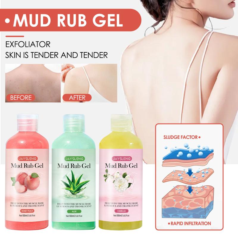 Whitening Mud Rubbing Gel for Body Dead Skin Removal Oil Control Moisturizing Peeling Suitable for Women Skincare