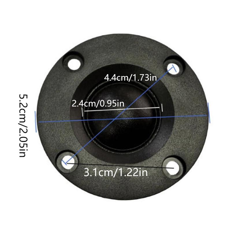

2/3 Inch Tweeter Speaker Panel Ndfeb Treble Driver Grill Mesh For Audio Speaker Protection Fixed Panel B