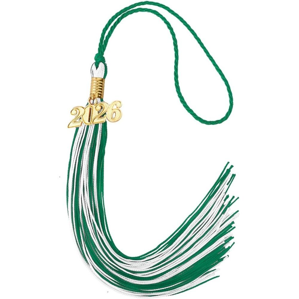 

Multi-Color 2026 Pendant Knit Fiber Graduation Cap Decoration Graduation Ceremony Style J