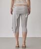SCULPTOR Asymmetric Skirt Leggings Melange Gray