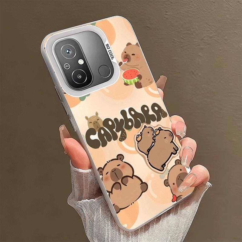 

Funny Capybara Cartoon Cute Soft Phone Case for Xiaomi Redmi 15C 15 14C 13C 12C Poco X5 X6 X7 Pro X3 F8 F7 Ultra M8 13 12 Cover Xiaomi Poco X6
