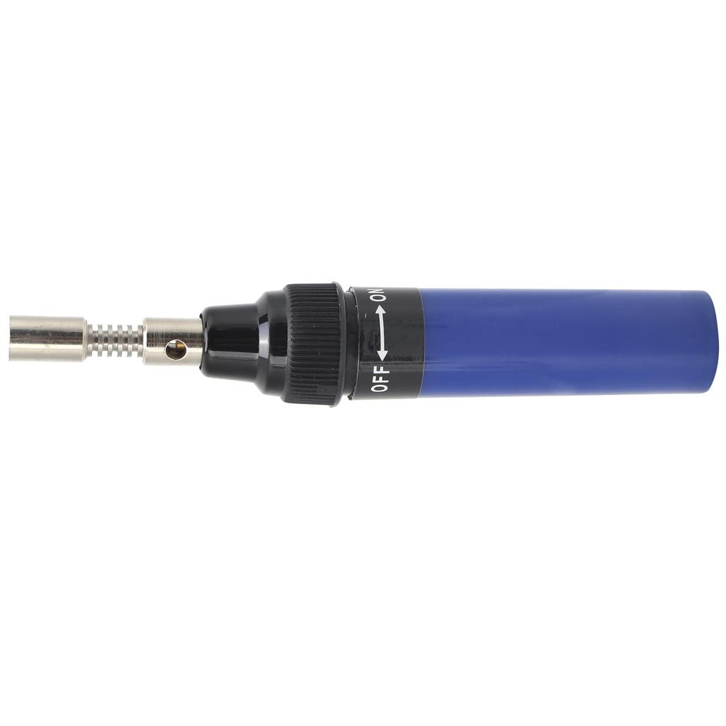 Gas Soldering Iron Pen Refillable Pure Butane Gas Solder Handheld Tool 8ML VA100Dark Blue