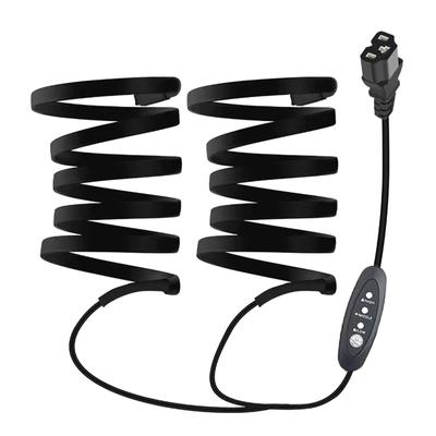Winter Motorcycles ATV Scooter Heated Grips Handlebar Warmer Sleeves with Switch To Control Temperature