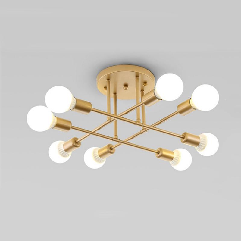 Nordic Minimalist Pendant Light Ceiling Lamp LED Chandelier Suitable for Bedrooms Living Rooms Black Gold Lighting Decoration