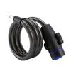 Electric Bike & Mountain Bike Anti-Theft Chain Lock: Portable and Secure Bicycle Battery Lock