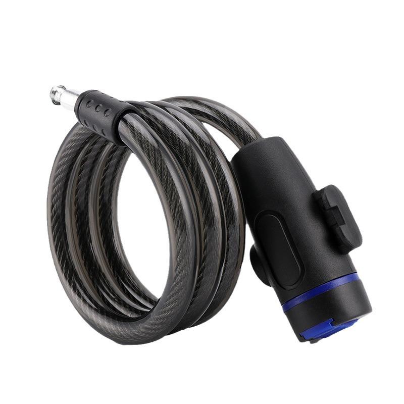 Electric Bike & Mountain Bike Anti-Theft Chain Lock: Portable and Secure Bicycle Battery Lock