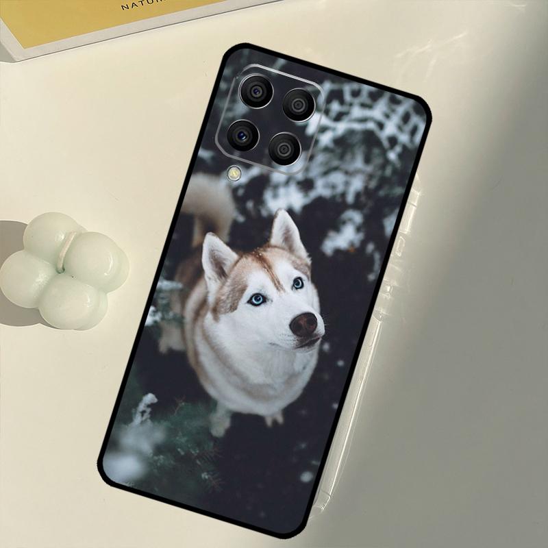Siberian Husky Sled Dog For Samsung Galaxy M31 M16 M11 M21 M13 M33 M35 M53 M55 M15 M14 M34 M54 M12 M32 M52 M06 Case