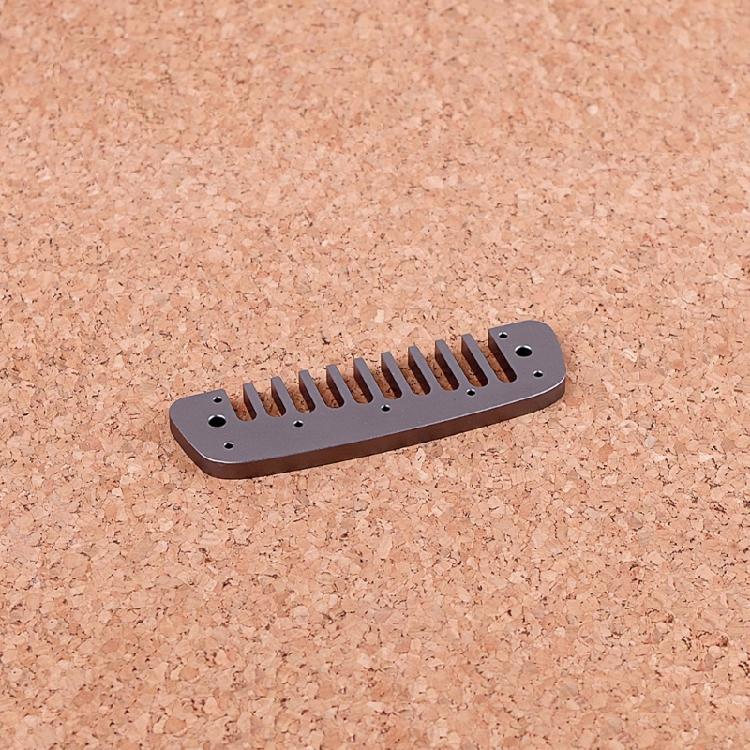 Professional 10 Holes Diatonic Harmonica Comb Replacement Practical Metal Harmonica Comb Harmonica Part Enduring