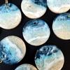 12 Cavities Round Silicone Mould, Geometric Resin Jewellery Casting, DIY Pendant and Earrings Making, Keychain Handmade Moulds