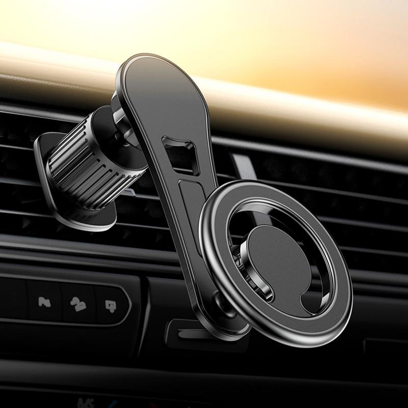 

Магнитный держатель для телефона в автомобиль 2025 720 поворот Магнитный держатель для смартфона на воздуховод Для iPhone 14 13 12 Pro Max Samsung Xiaomi чёрный