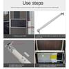 RV Door Handle Grab Bar Adjustable RV Screen Door Handle RV Door Handle RV Accessories Screen Door Bar For Women Men Adult