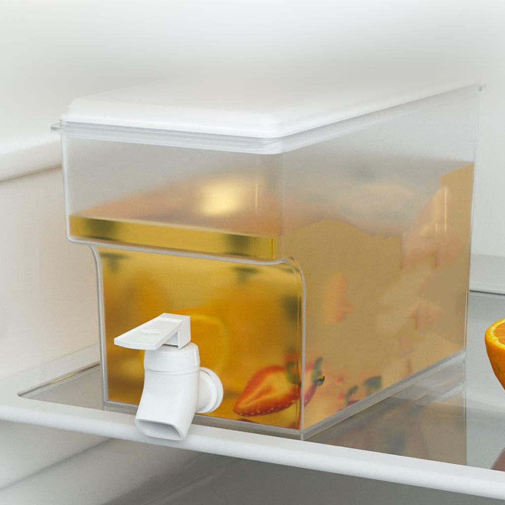 Cold Kettle Water Container Beverage Dispenser with Faucet Refrigerator Iced Cold Kettle Home Large