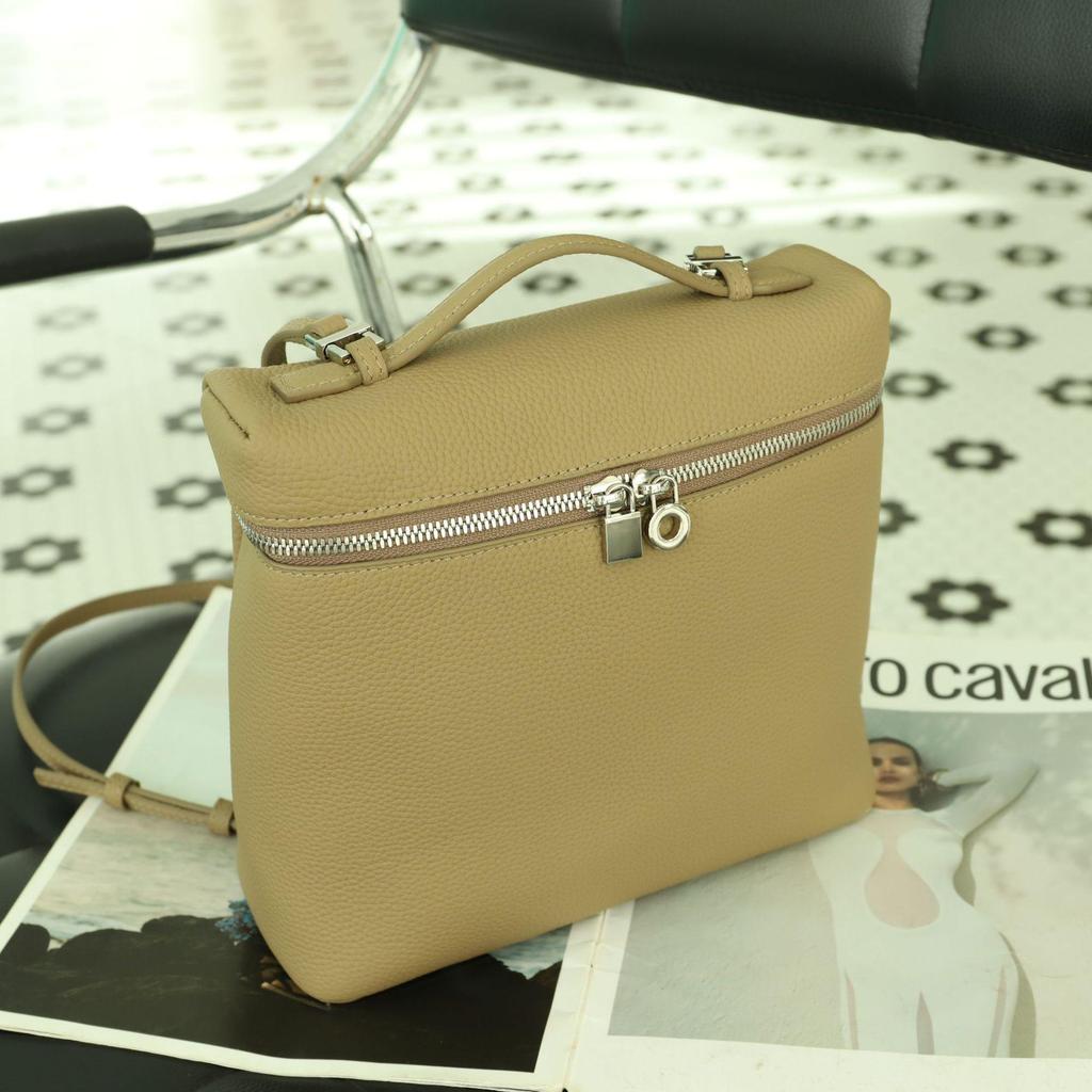 Genuine Leather Women's Commuter Backpack & Lunch Box