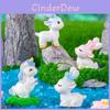 Cute Cartoon Resin Deer Figurines Desk Ornaments Blind Box Surprise Animal Decor