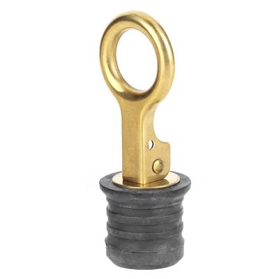 Brass Rubber Snap Tight Boat Drain Plug Marine Boat Accessories for 1 1   4in Holes