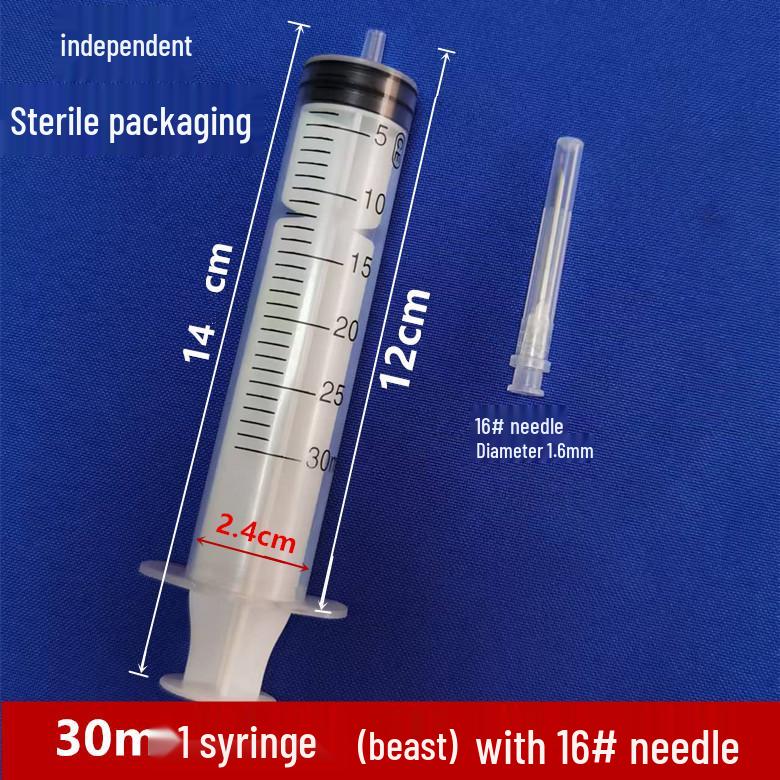 500ml Large Capacity Plastic Syringe for Adhesive Dispensing, Feeding, or Enema Use