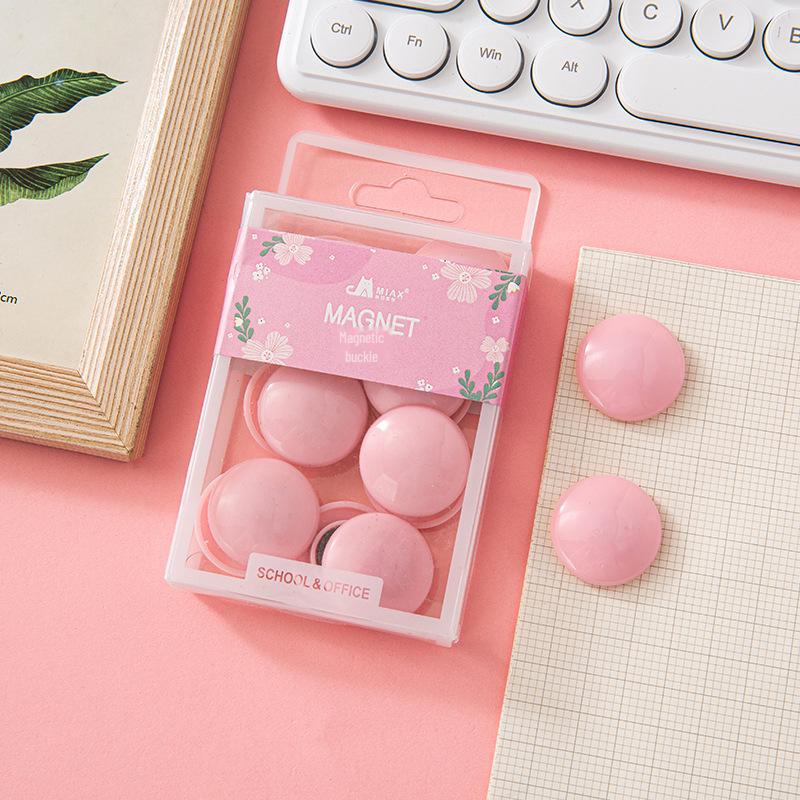 Macaron Color 30MM Strong Magnetic Buckle for Office & Teaching Whiteboards