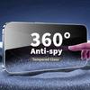 360° Privacy Anti Spy Protector for iPhone Air 6 7 8 X XS XR 11 12 13 14 15 16 17 Pro Max  Full Coverage High Quality Tempered Glass Screen Protector
