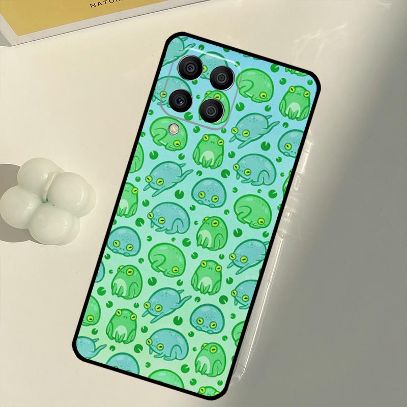 Cartoon Frogs For Samsung Galaxy M16 M06 M12 M55 M15 M35 M14 M34 M54 M11 M21 M31 M13 M33 M53 M32 M52 Case