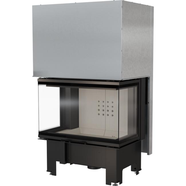 Smart steel fireplace KRATKI NBC 800/400 10 kW Ø 200 Lift-up MSK