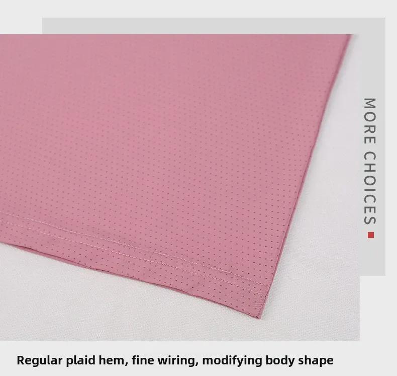 Women's Quick-Dry Summer Sports Set: Korean-Style Short-Sleeve Ice Silk Running Suit