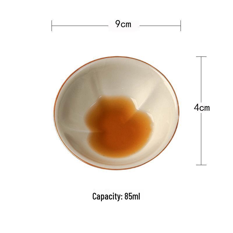 Miyan Yan Kai Ru Kiln Ceramic Master Gourd Tea Tasting Cup for Personal Use - Gongfu Set