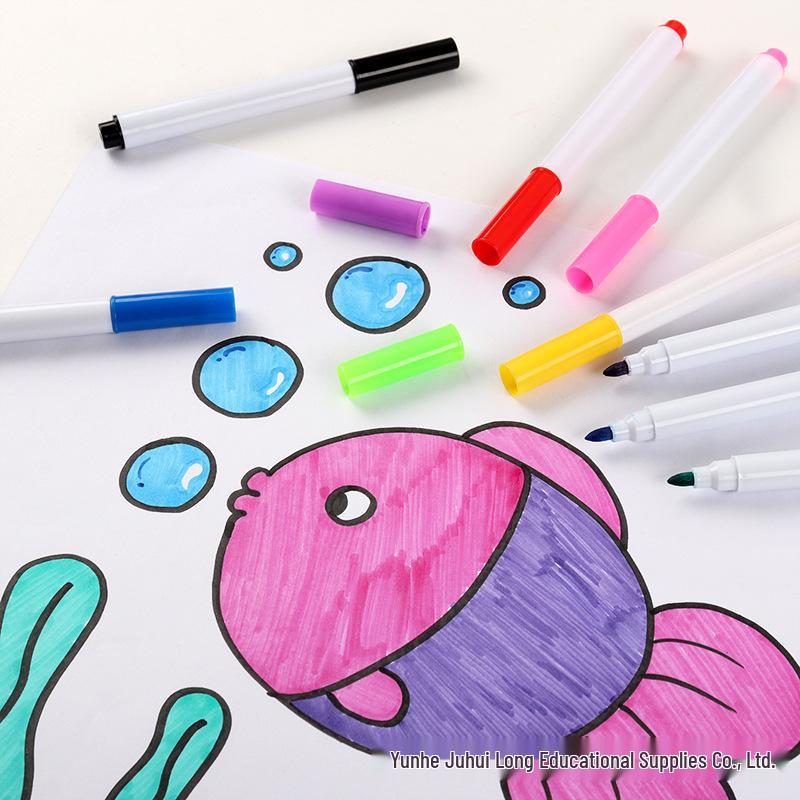 Erasable Colored Mini Whiteboard Markers for Kids - Creative and Fun Water-Based Drawing Tools