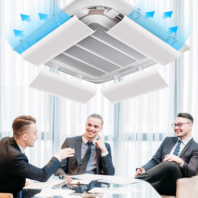 Deflettore Vento Condizionatore d'Aria a Soffitto Anti-Soffio Diretto Tipo Cassetta 3HP/5HP