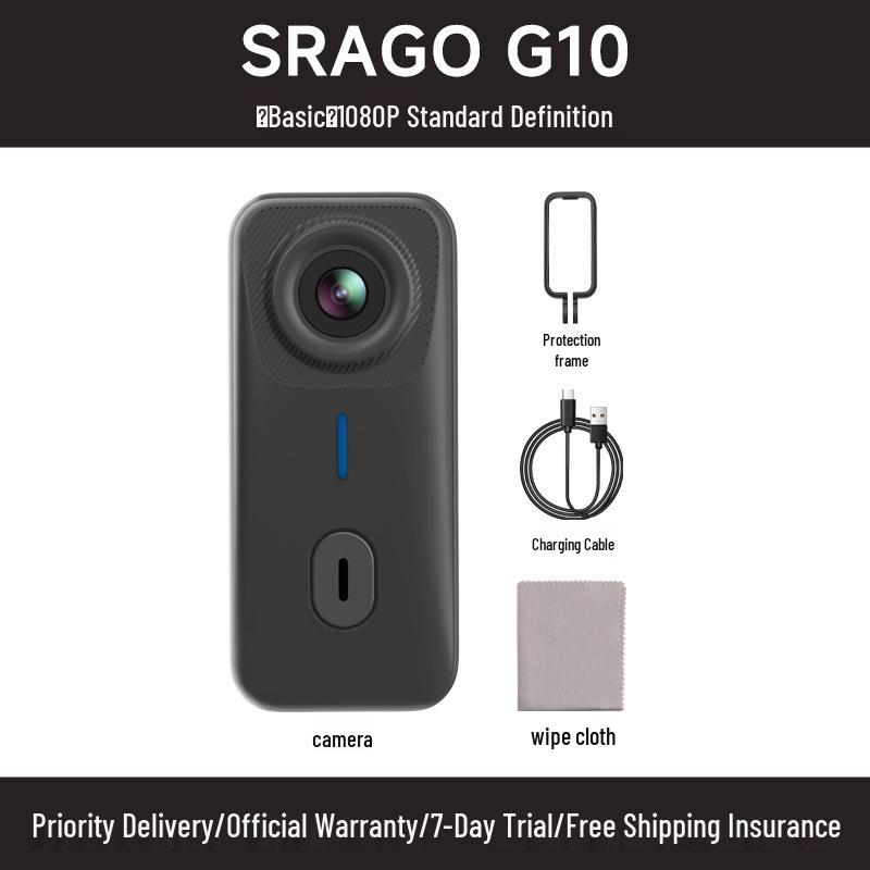 G10 4K HD Motorcycle Helmet Dash Cam with Thumb Control