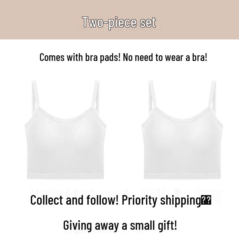 Women's Spicy Summer Slim Fit Backless Camisole with Chest Pads