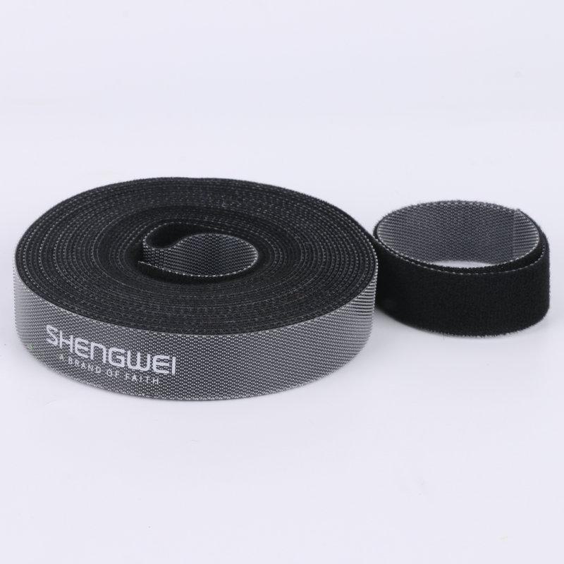 Dual-Color Velcro Cable Ties - Tearable Cable Organizer for Data Cables