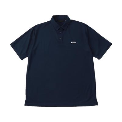 Golf Wear MONOGRAM Wordmark Polo Shirt 52MAD155 Unisex Navy 2XL Short-Sleeve