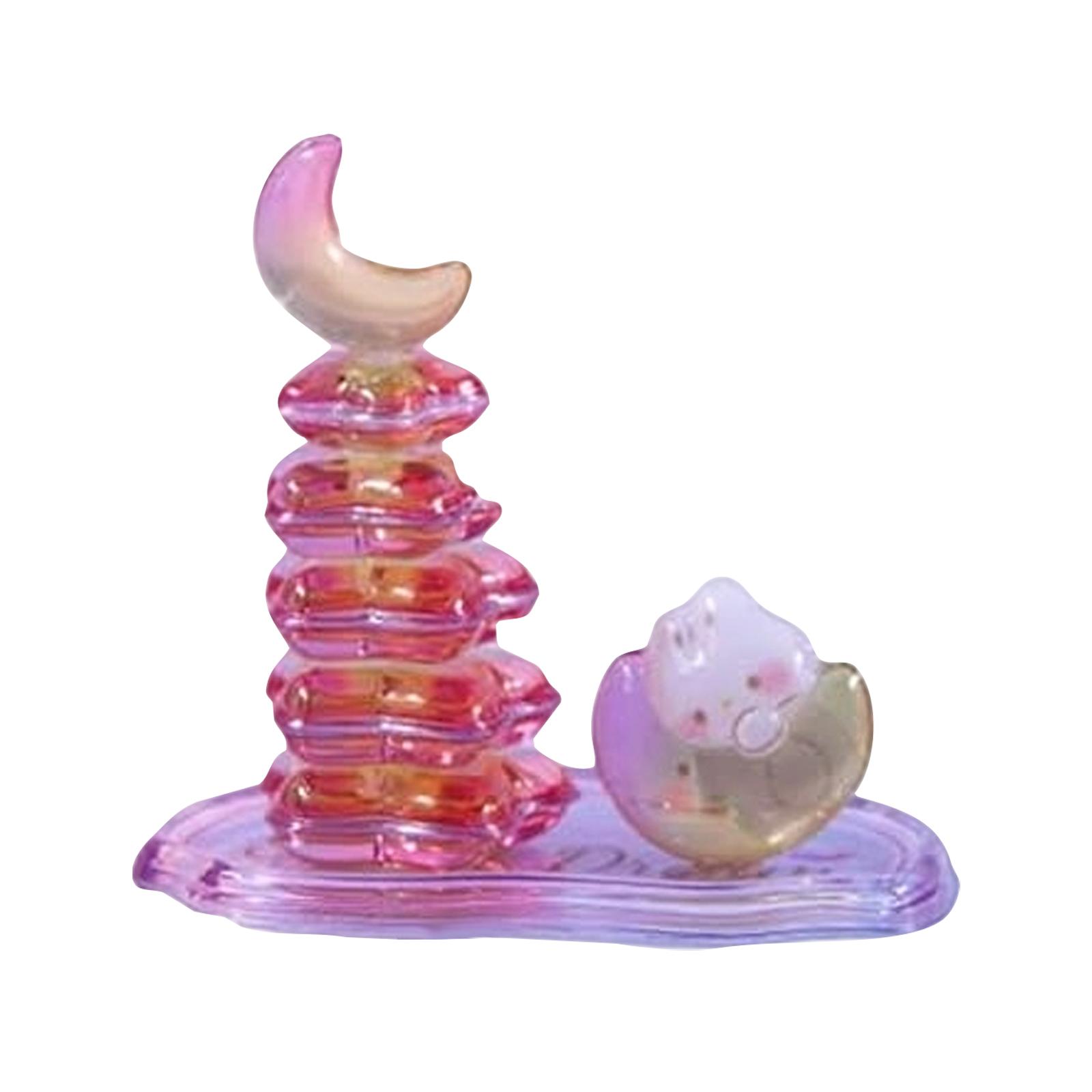 

3D Stacking Puzzle Toy for Kids Crystal Resin Building Blocks Educational Handcraft Game Set for Early Learning and Fine Motor Skills Development one size